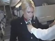 Blonde Flight Attendant Blowjob Service